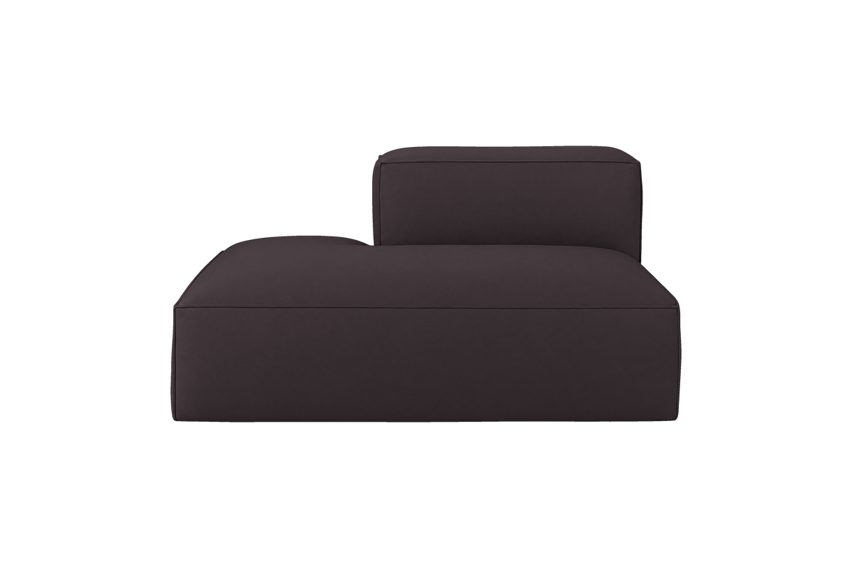 Elo Chaise Left in Dante Charcoal