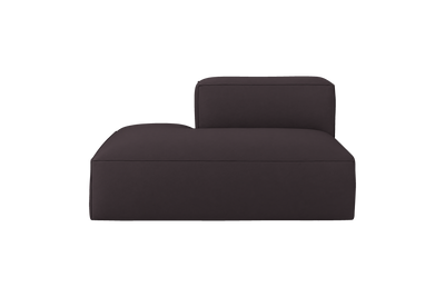 Elo Chaise Left in Dante Charcoal