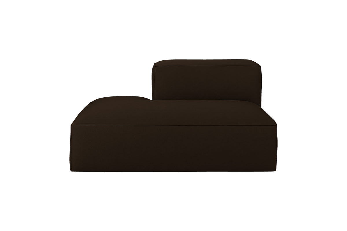 Elo Chaise Left in Marfa Charcoal