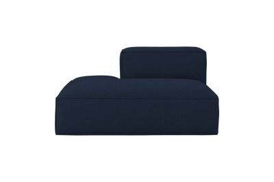 Elo Chaise Left in Roni Ember Blue