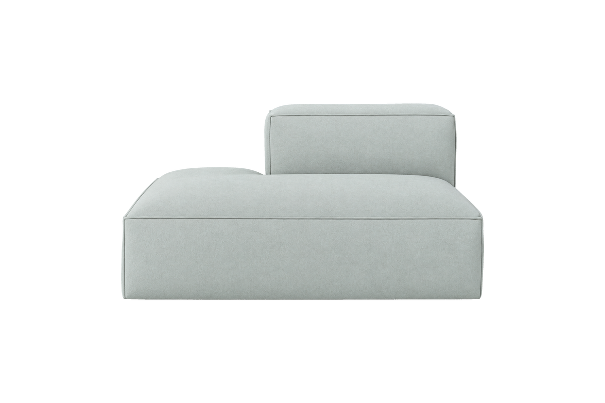 Elo Chaise Left in Fresco Meteor