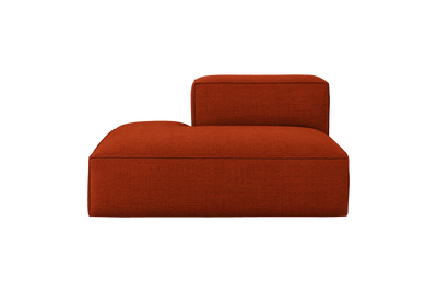 Elo Chaise Left in Roni Poppy