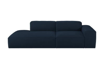 Elo Left Chaise Sofa in Dante Aqua