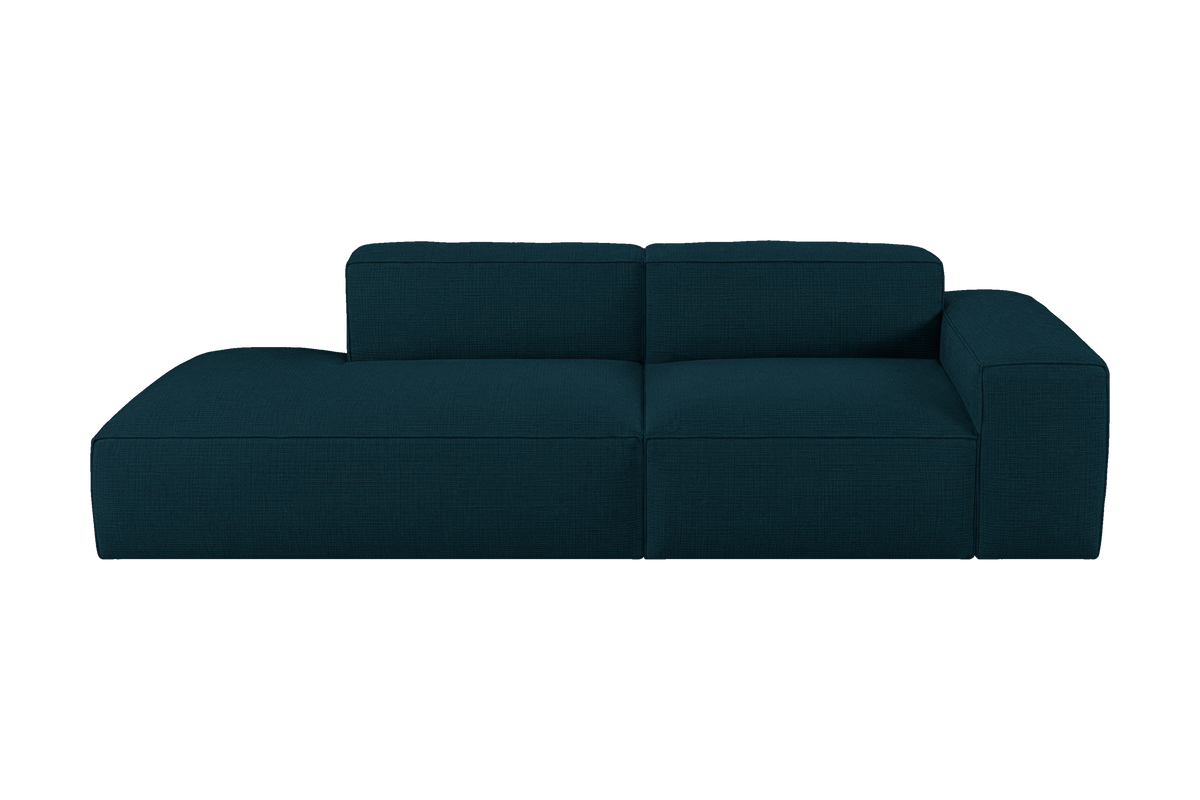 Elo Left Chaise Sofa in Roni Deep Lake