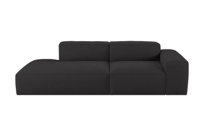 Elo Left Chaise Sofa in Roni Ember
