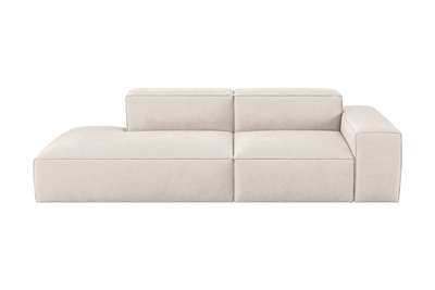 Elo Left Chaise Sofa in Fresco Milky