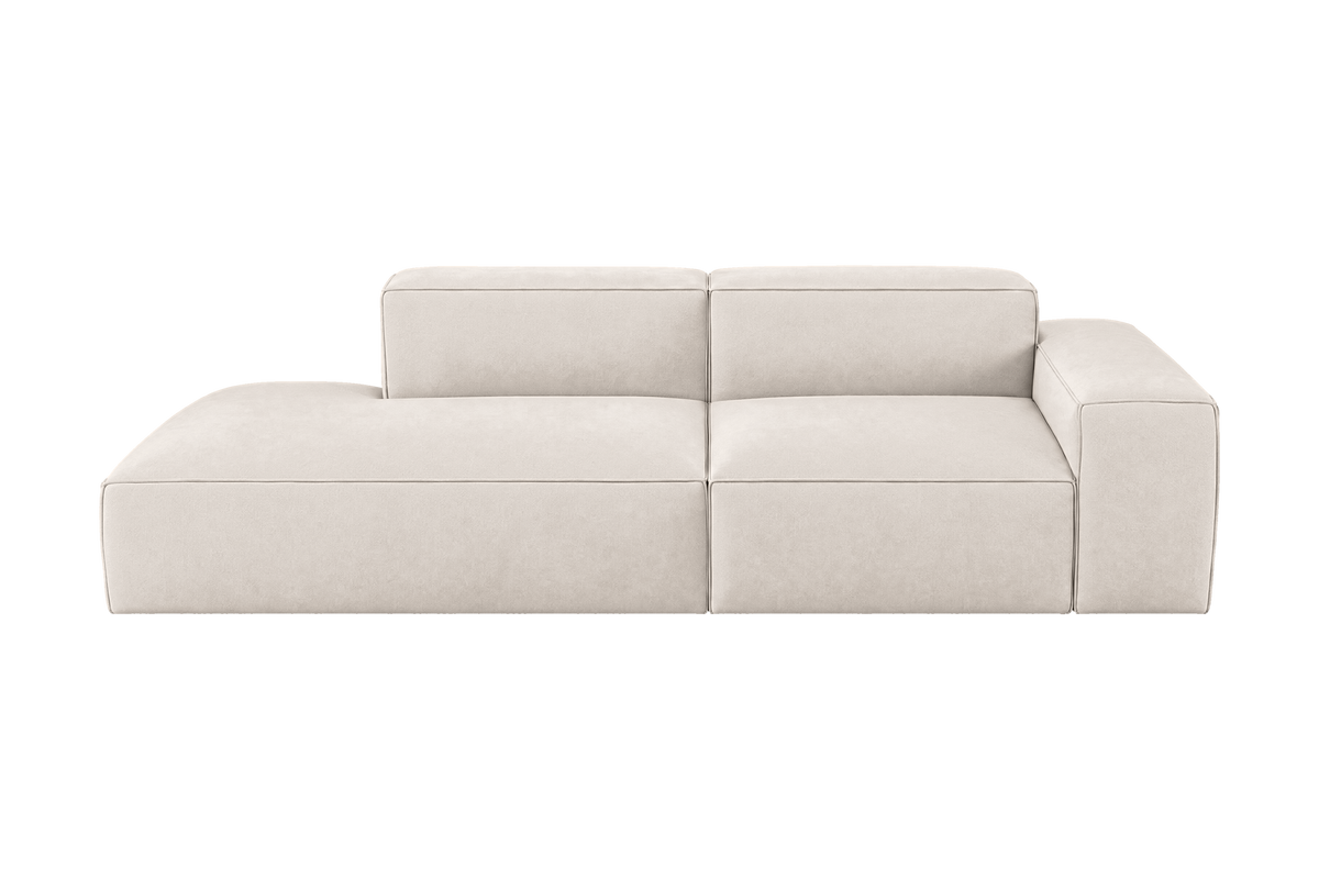 Elo Left Chaise Sofa in Fresco Milky