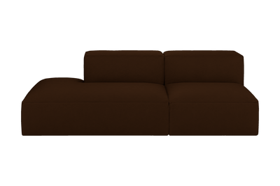 Elo Left Open Chaise Sofa in Marfa Denton