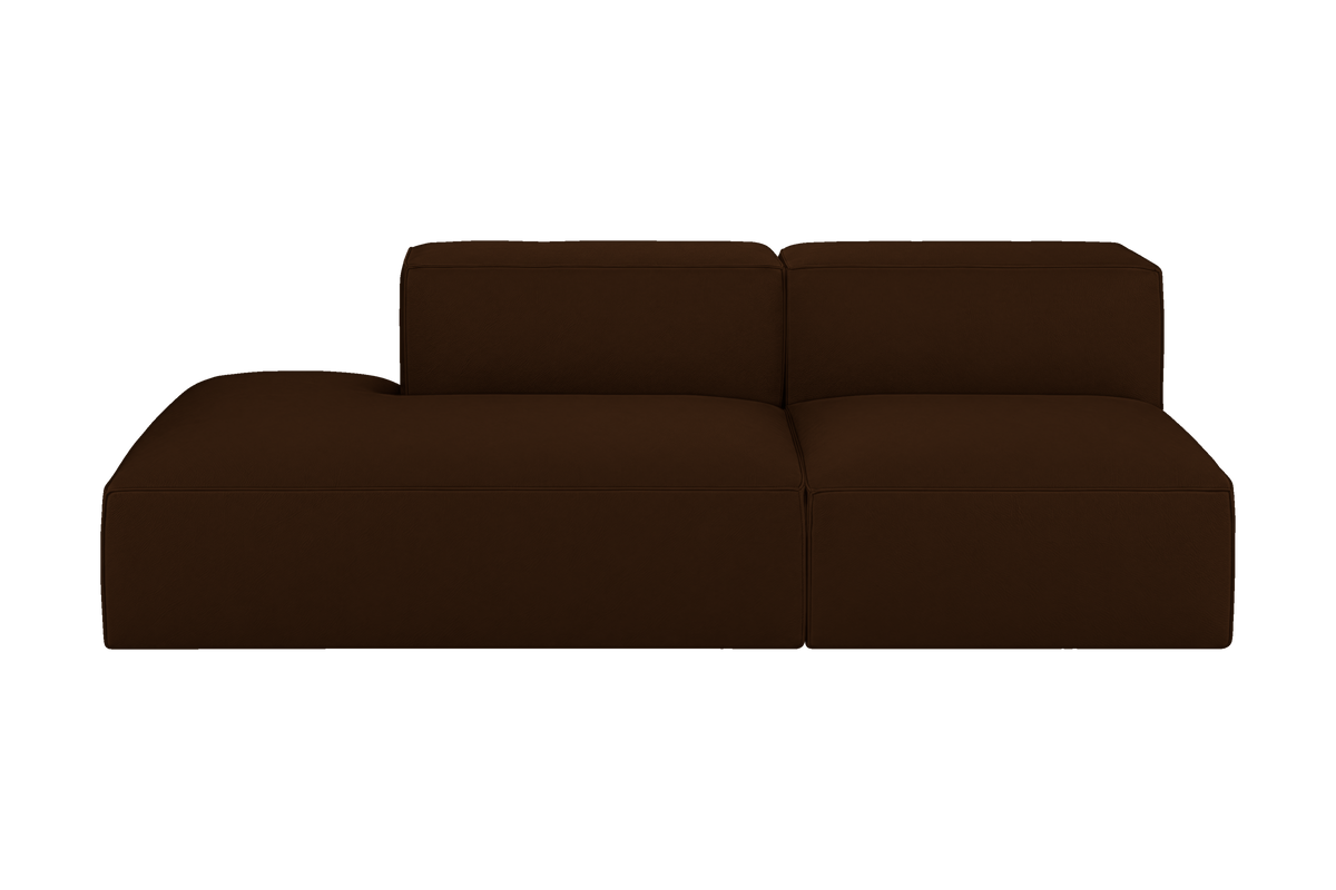 Elo Left Open Chaise Sofa in Marfa Denton