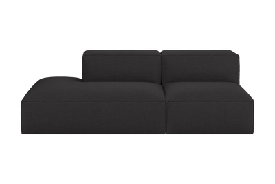 Elo Left Open Chaise Sofa in Roni Ember