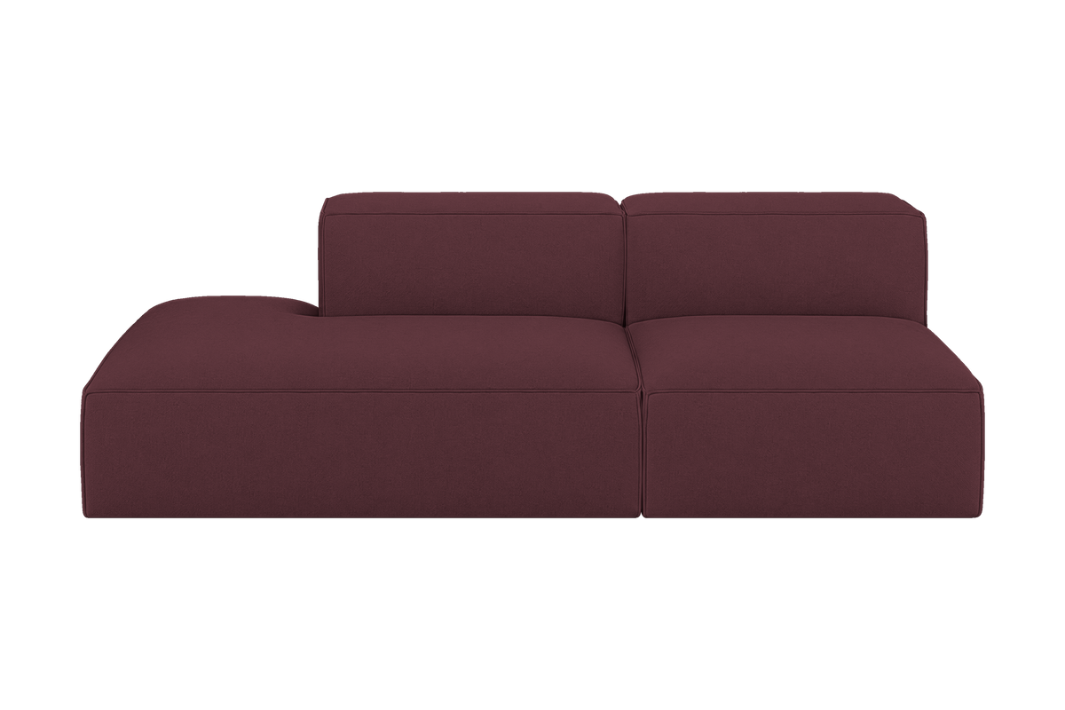 Elo Left Open Chaise Sofa in Fresco Figaro