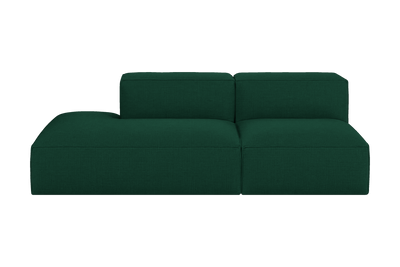Elo Left Open Chaise Sofa in Roni Frog