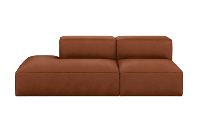 Elo Left Open Chaise Sofa in Dante Hazel