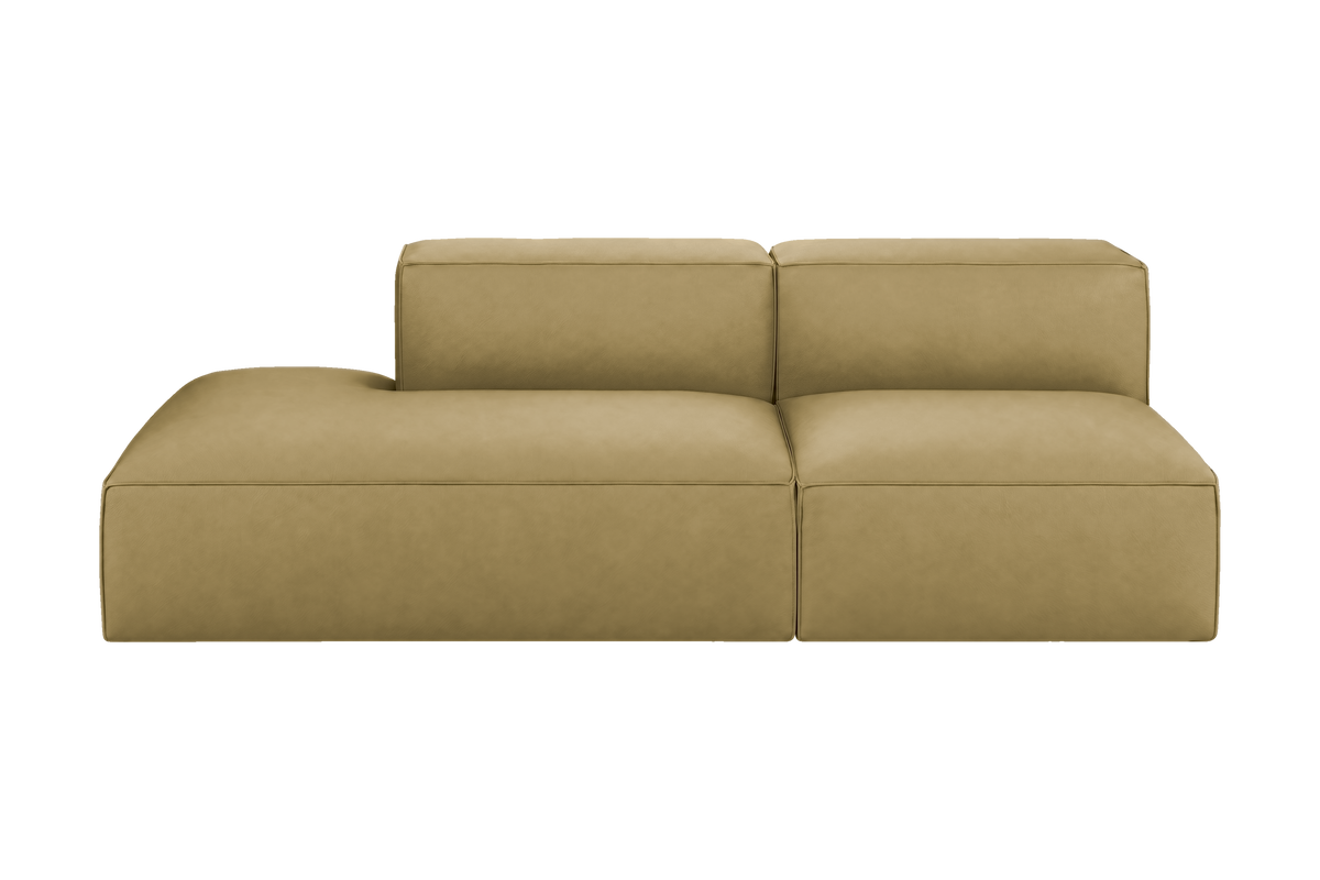 Elo Left Open Chaise Sofa in Marfa Olivia