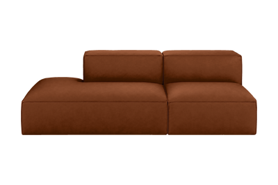 Elo Left Open Chaise Sofa in Marfa Pluto