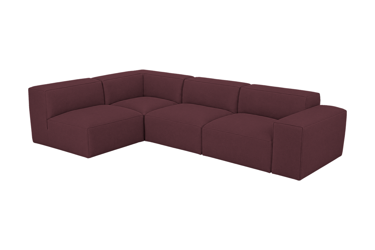 Elo Left Open Sectional in Fresco Figaro