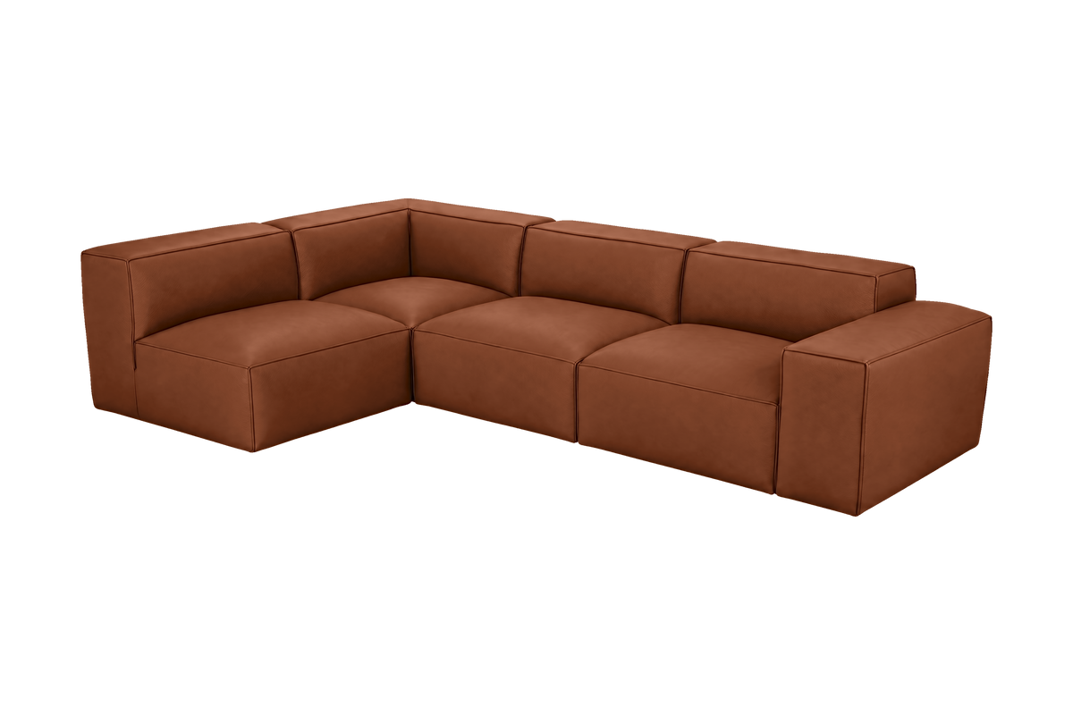Elo Left Open Sectional in Dante Hazel