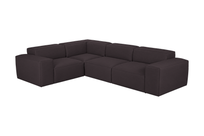 Elo Left Sectional in Dante Charcoal