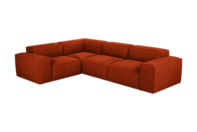 Elo Left Sectional in Roni Poppy