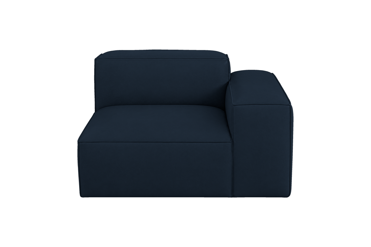 Elo Chair One Arm Right in Dante Aqua