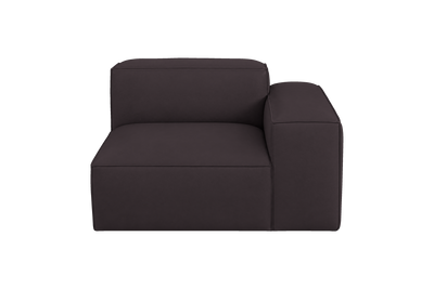 Elo Chair One Arm Right in Dante Charcoal