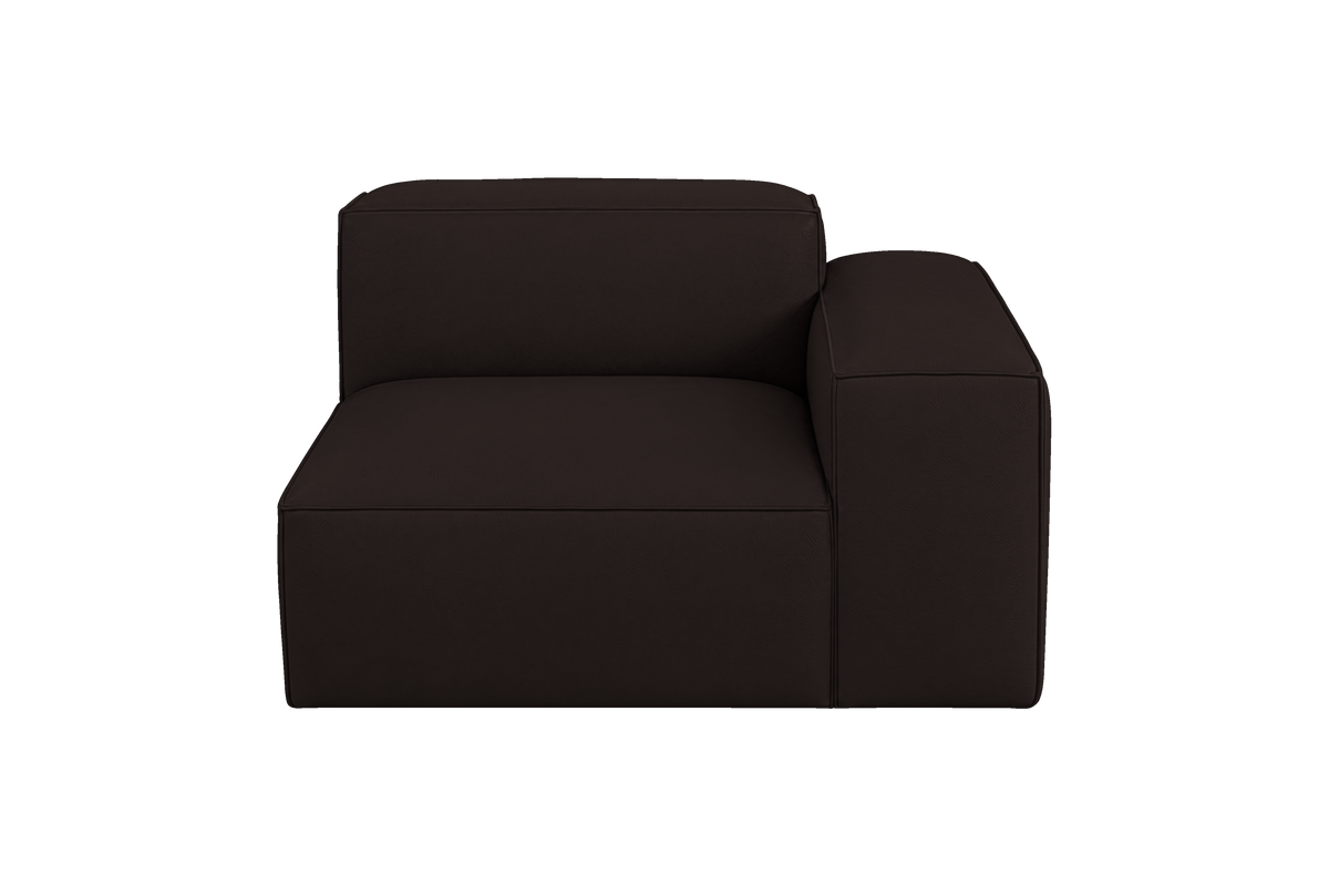Elo Chair One Arm Right in Dante Ebony