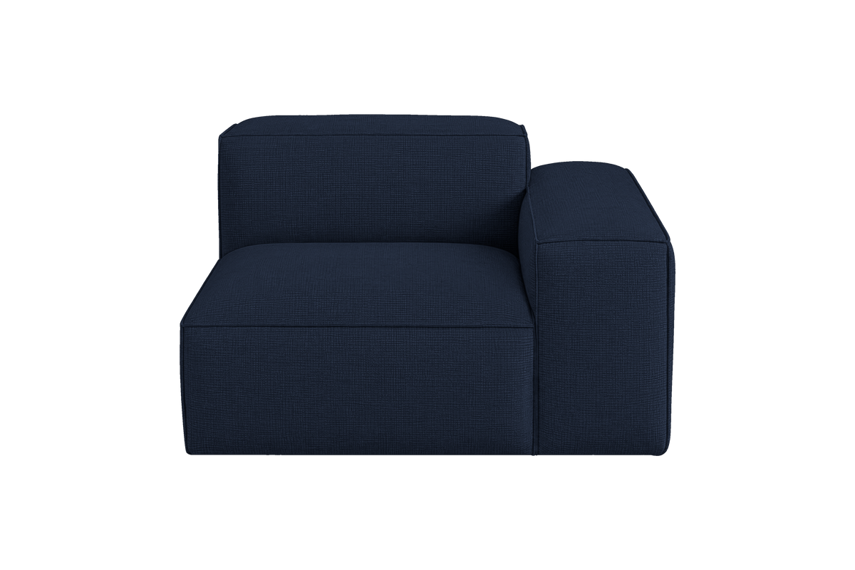 Elo Chair One Arm Right in Roni Ember Blue