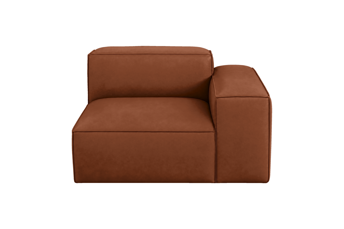 Elo Chair One Arm Right in Dante Hazel