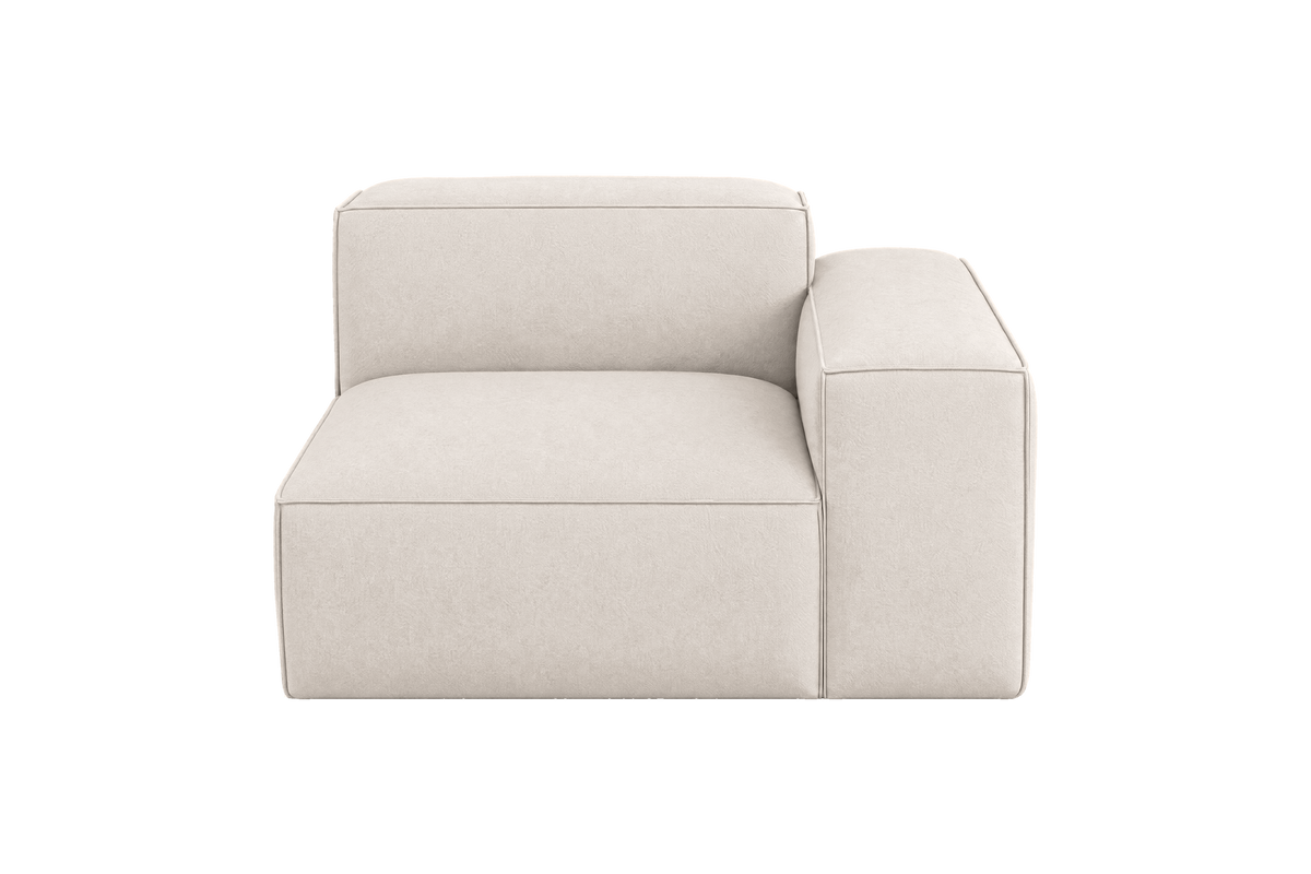 Elo Chair One Arm Right in Fresco Milky