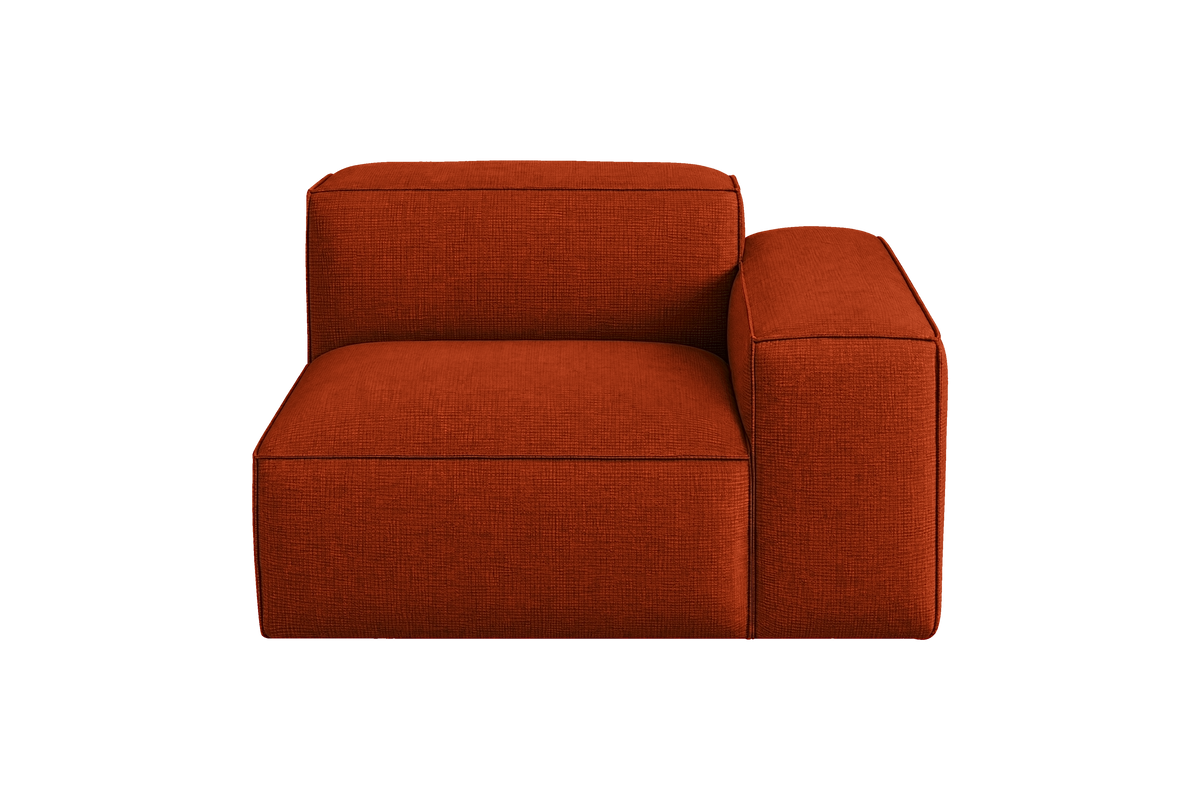 Elo Chair One Arm Right in Roni Poppy