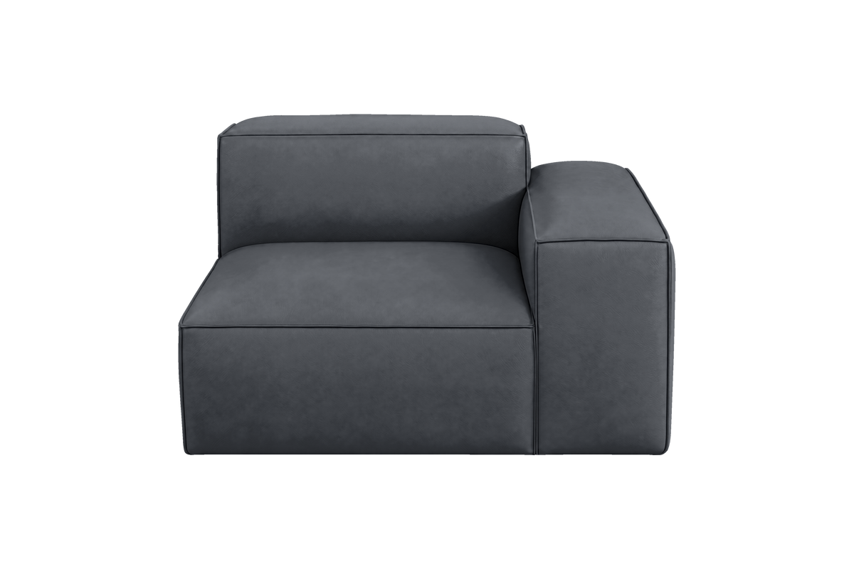 Elo Chair One Arm Right in Dante Shark