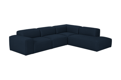 Elo Right Bumper Sectional in Dante Aqua