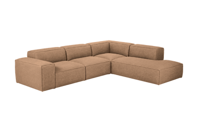 Elo Right Bumper Sectional in Roni Biscotti