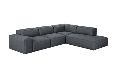 Elo Right Bumper Sectional in Dante Shark