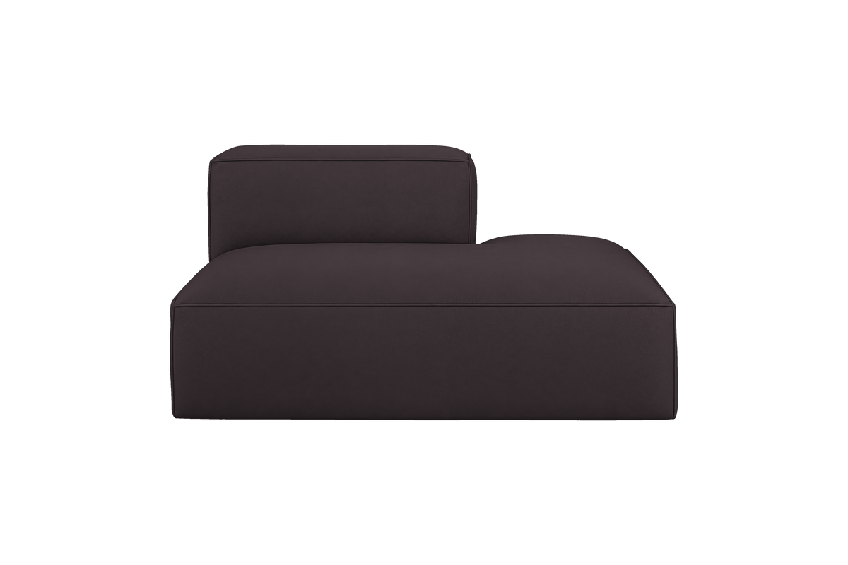 Elo Chaise Right in Dante Charcoal