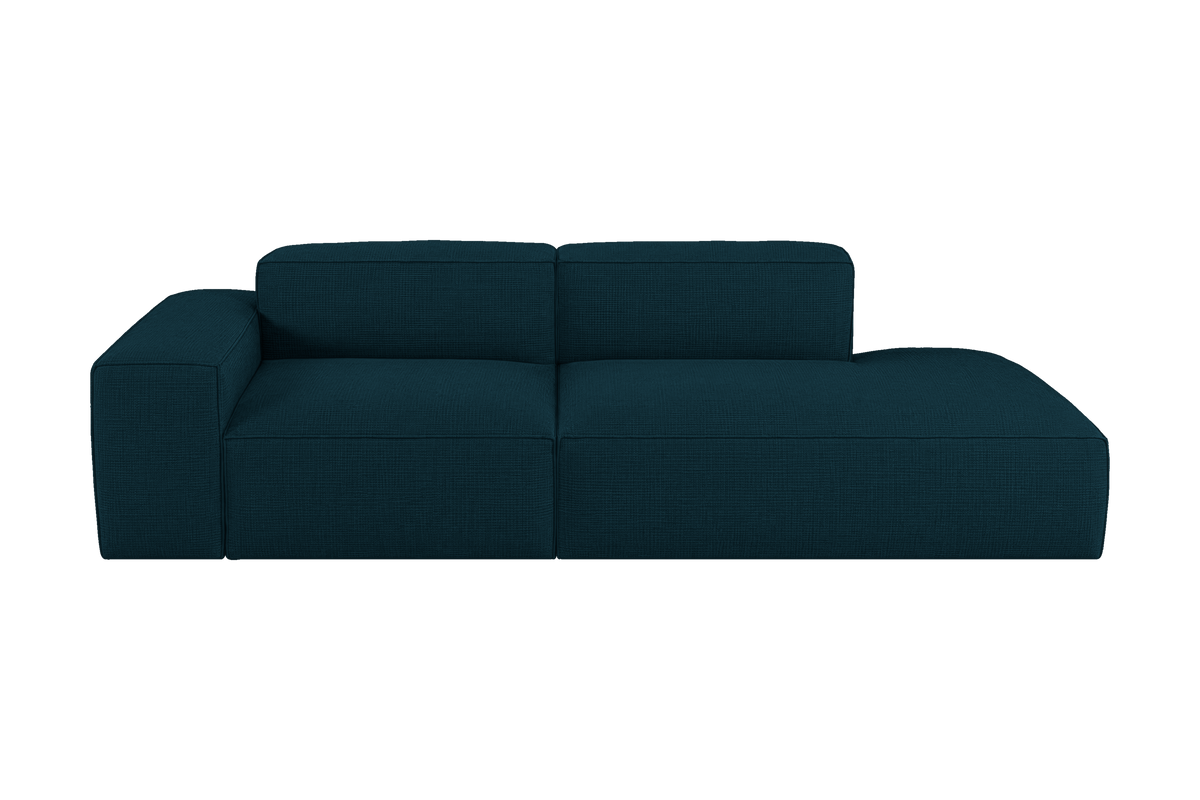 Elo Right Chaise Sofa in Roni Deep Lake