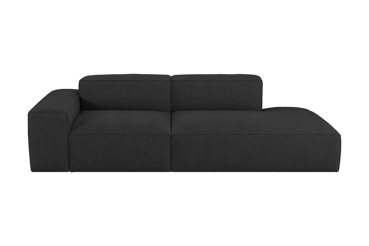 Elo Right Chaise Sofa in Roni Ember