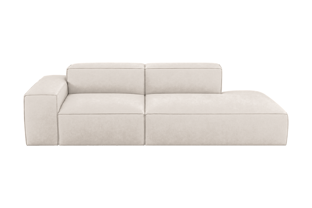 Elo Right Chaise Sofa in Fresco Milky