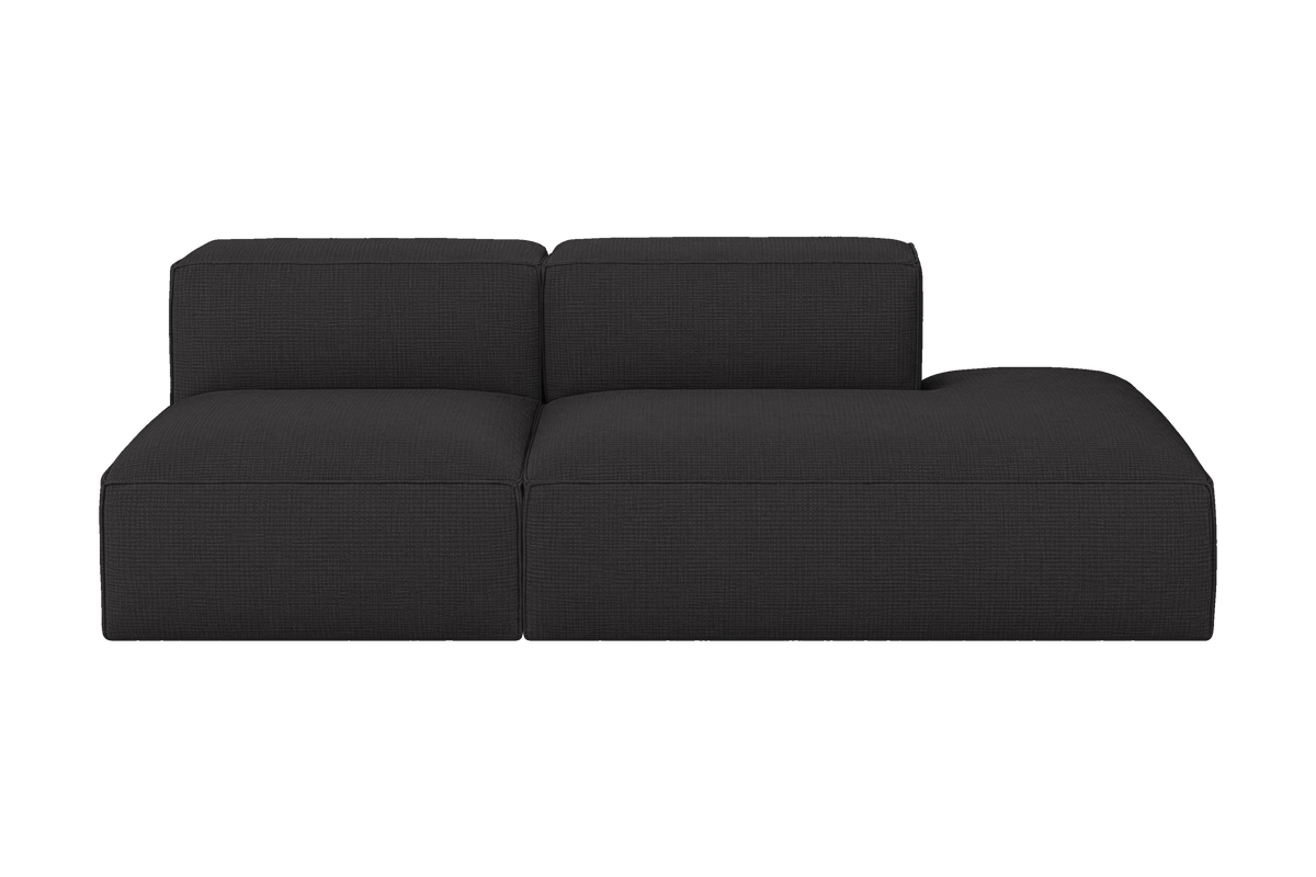 Elo Right Open Chaise Sofa in Roni Ember