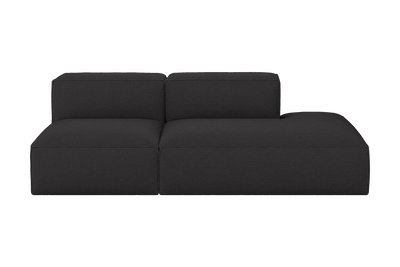 Elo Right Open Chaise Sofa in Roni Ember