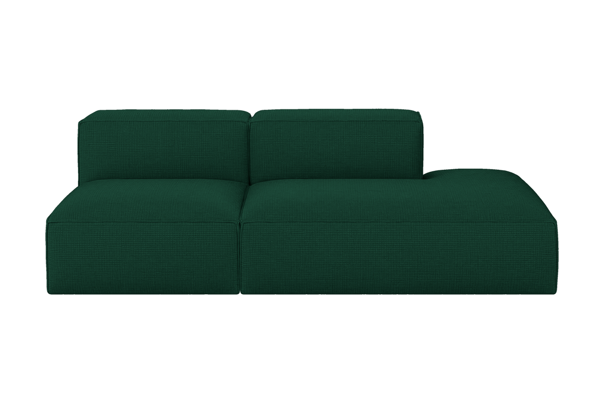 Elo Right Open Chaise Sofa in Roni Frog