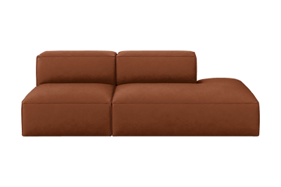 Elo Right Open Chaise Sofa in Dante Hazel