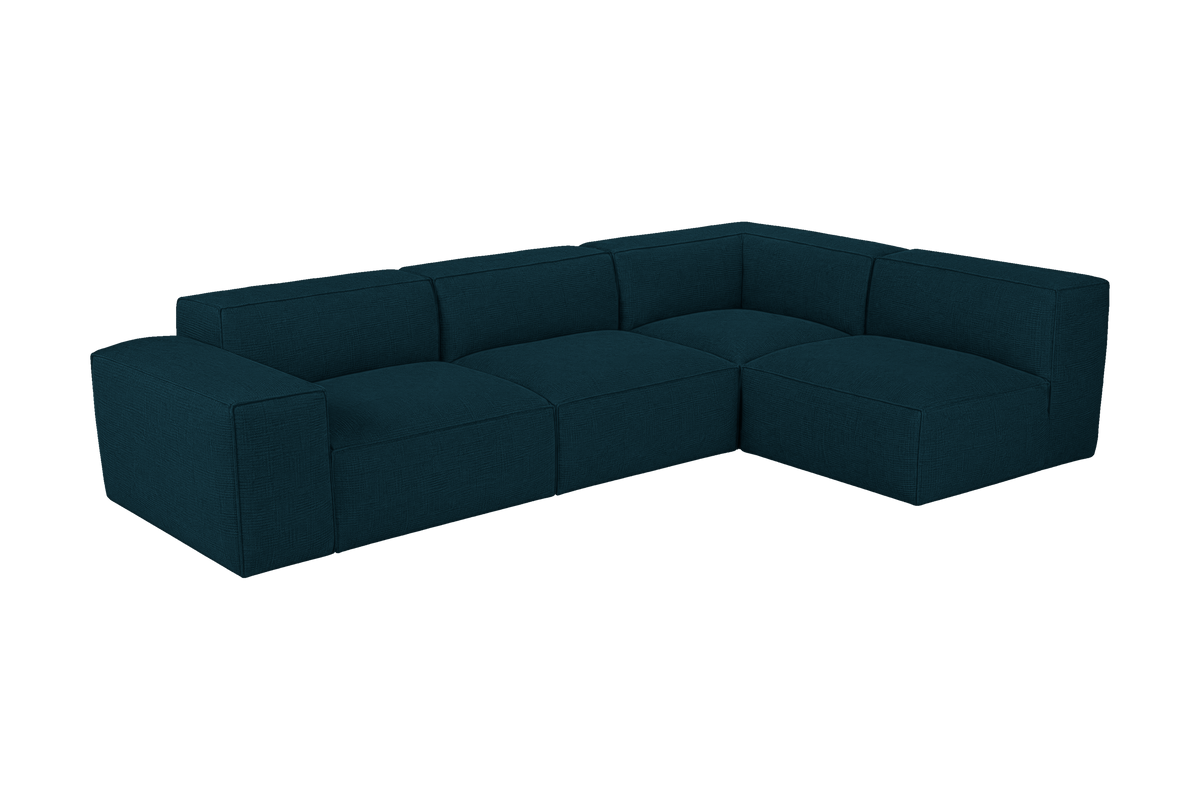 Elo Right Open Sectional in Roni Deep Lake
