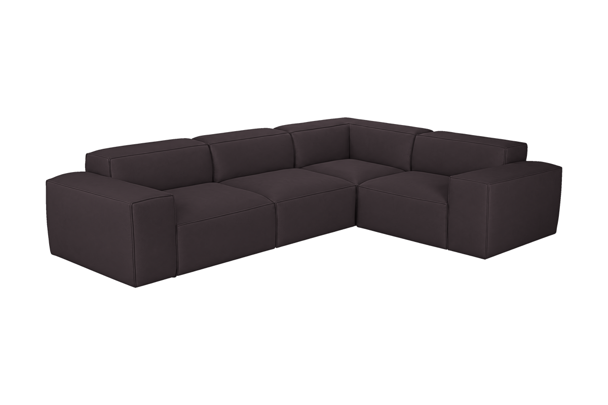 Elo Right Sectional in Dante Charcoal