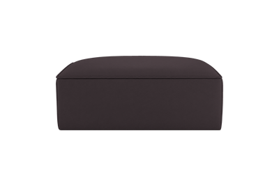 Fred Footstool in Dante Charcoal