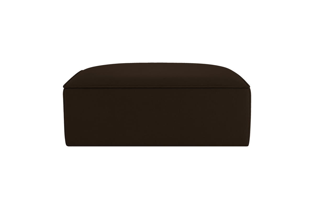 Fred Footstool in Marfa Charcoal