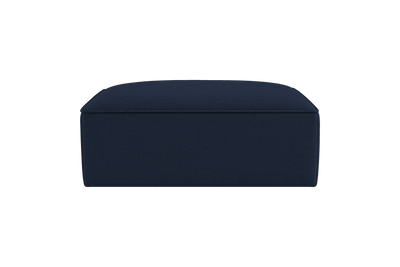 Fred Footstool in Roni Ember Blue