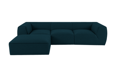 Fred Large Left Chaise in Roni Deep Lake