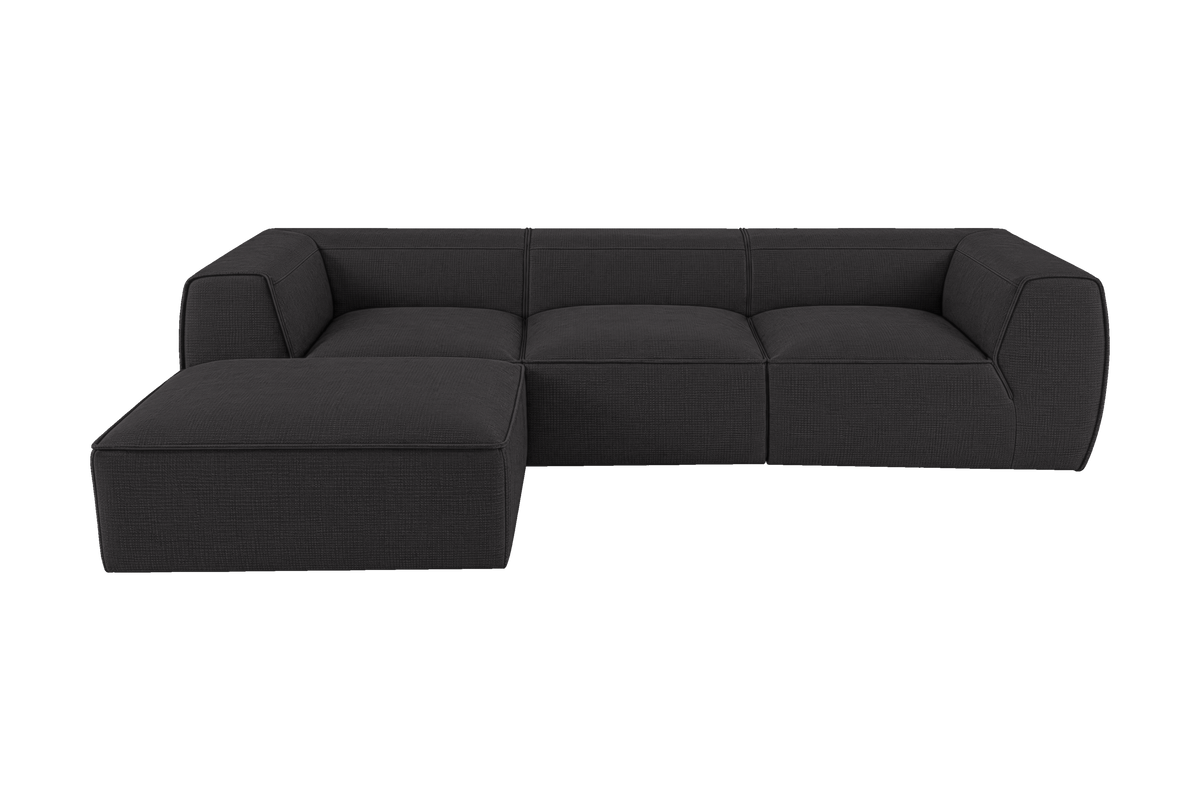 Fred Large Left Chaise in Roni Ember