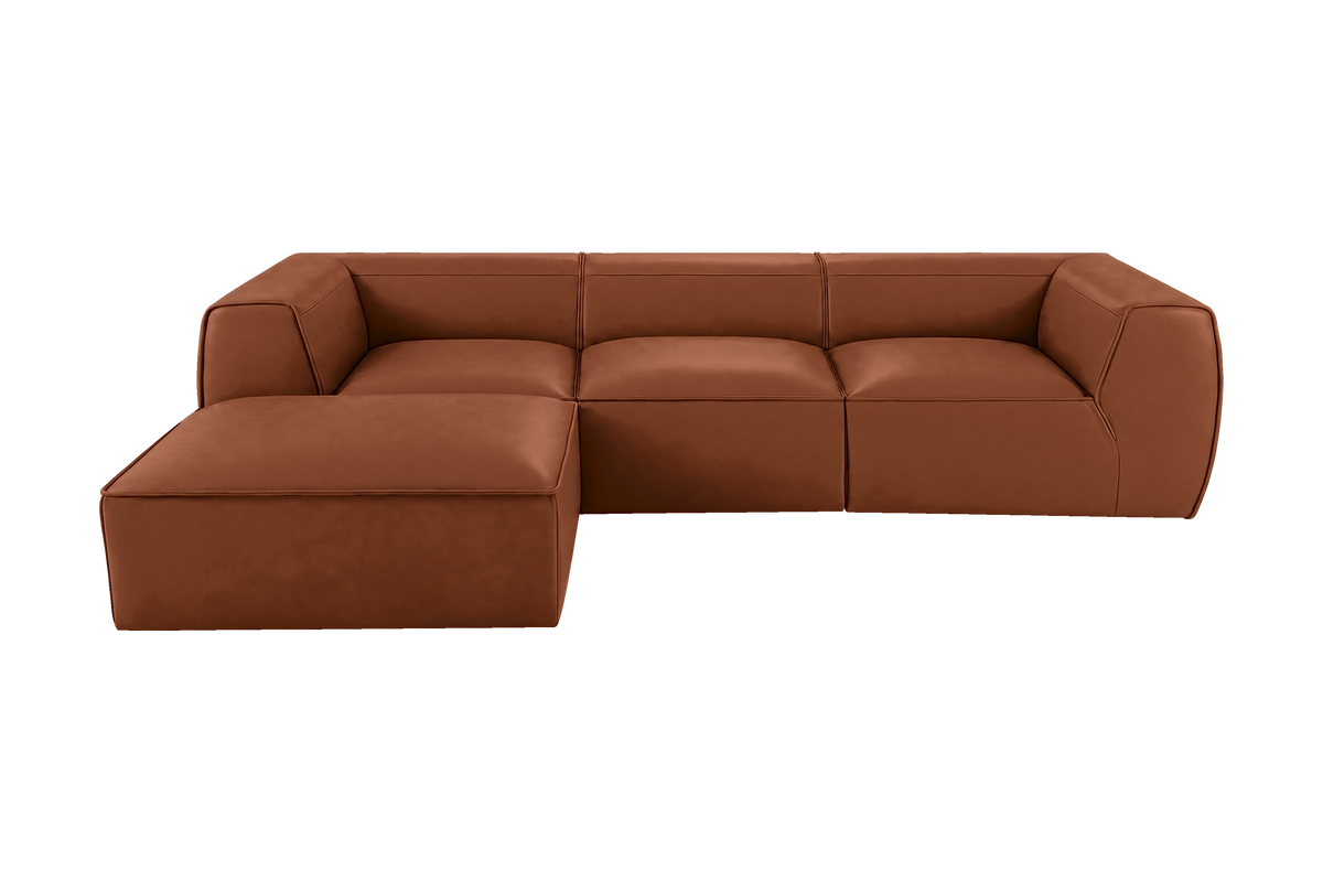 Fred Large Left Chaise in Dante Hazel